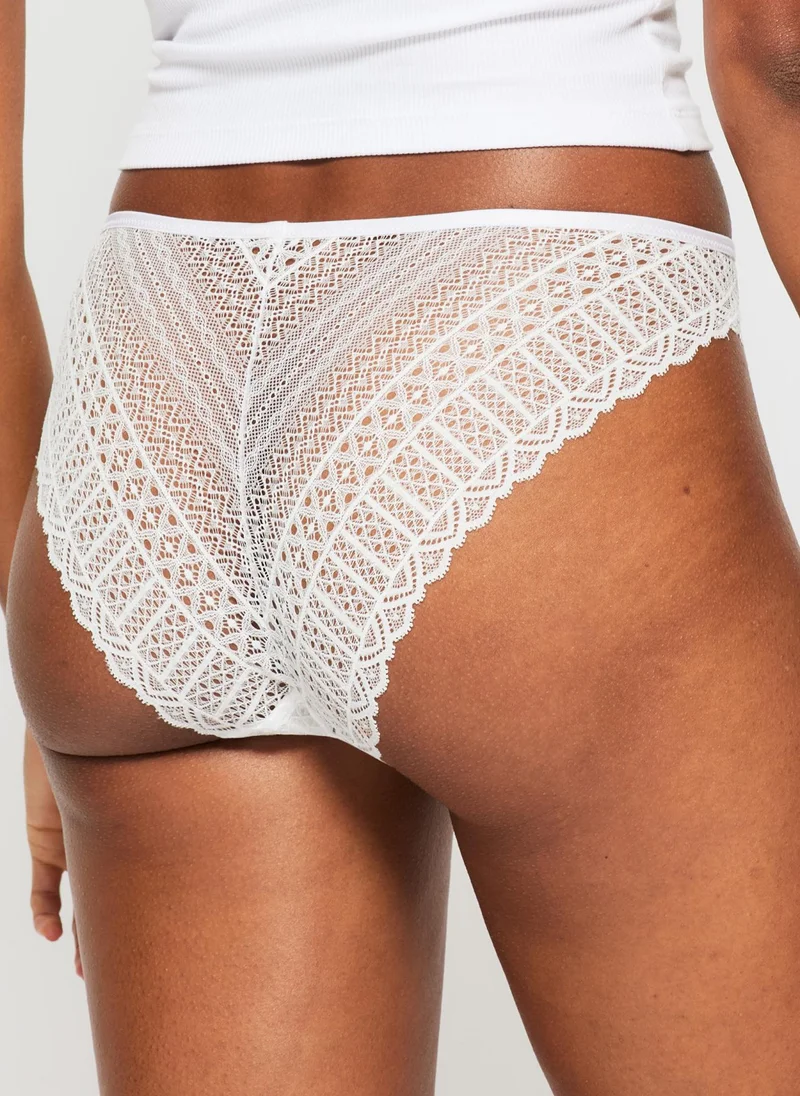 KBX KBX 3 Pack Lace High Leg Brief